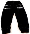 Černé riflové cuff kalhoty s potiskem zn. Eto