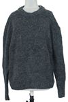Dámský šedý vlněný svetr H&M