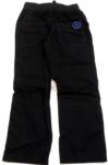Outlet - Černé plátěné kalhoty s nápisem zn. F&F 