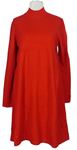 Dámské červené svetrové šaty Vero Moda 