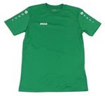 Zelené sportovní funkční tričko s logem Jako