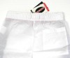 Outlet - Bílé šusťákové kalhoty s nápisem