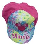 Růžovo-barevná kšiltovka s Minnie 
