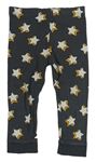 Tmavošedé pyžamové kalhoty s hvězdičkami F&F