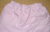 Růžové šusťákové zateplené kalhoty