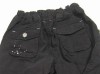 Černé plátěné kalhoty s kapsami - vel. 134 cm