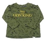 Khaki vzorované triko - Lví král Primark