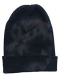 Šedo-černá batikovaná čepice 
