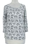 Dámské šedé květované petite triko M&Co