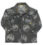 Šedá riflová košile s Batmanem George