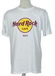 Pánské bílé tričko s logem Hard Rock Café