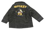 Tmavošedá riflová košile s Mickeym zn. Disney