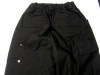Černé 7/8 šusťákové kalhoty vel. 140 cm
