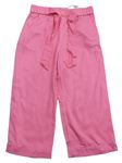 Růžové lehké kalhoty H&M
