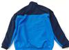 Tmavomodro-modrá šusťáková podzimní bundička s pruhy zn. Adidas 