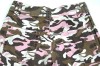 Outlet - Růžovo-hnědé army riflové kraťasy
