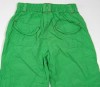 Zelené plátěné kalhoty s kytičkou zn.George