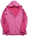 Světlerůžovo-růžová softshellová bunda s kapucí Crivit