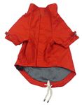 Červený šusťákový podšitý obleček na pejska Dan&Sam vel. 2XL
