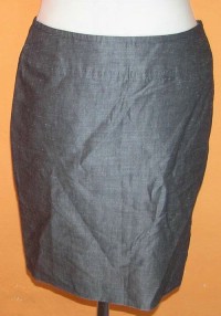 Dámská šedá plátěná sukně zn. H&M