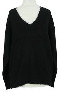 Dámský černý svetr s korálky zn. Very 
