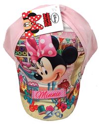 Nové - Světlerůžová kšiltovka s Minnie zn. Disney