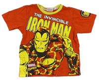 Oranžové tričko - Iron man zn. Marvel