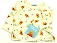 Smetanové triko s medvídkem Pú zn. Disney