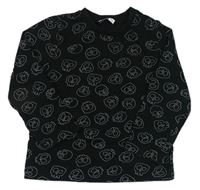 Černé triko s lebkou zn. Pep&Co