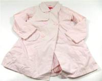 Růžový šusťákový podzimní kabátek s límečkem zn. Debenhams