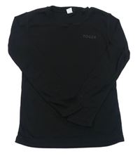 Černé žebrované funkční triko zn. TOG24