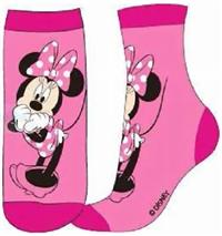 Nové - Světlerůžovo-růžové ponožky s Minnií zn. Disney vel. 31-35