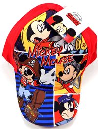 Nové - Červená kšiltovka s Mickeym zn. Disney 