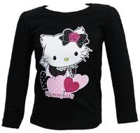 Nové - Černé triko s Kitty zn. Sanrio
