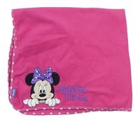Růžová fleecová deka s Minnií zn. Disney