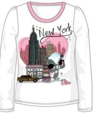 Nové - Bílo-růžové triko s Littlest Pet Shop