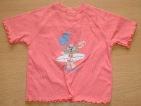 Růžové tričko s pejskem zn. Miss E-vie