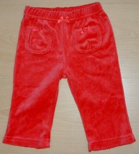 Červené sametové kalhoty zn. Mini Mode