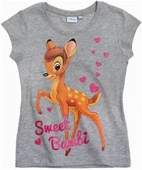 Nové - Šedé tričko s Bambim zn. Disney 