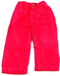 Růžové semišové kalhoty zn. Early Days