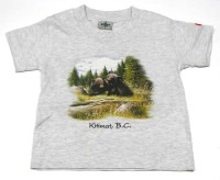 Šedé tričko s medvědy