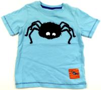 Outlet - Světlemodré triko s pavoukem zn. Cherokee
