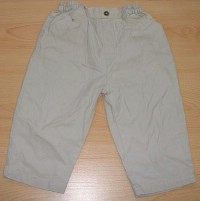 Béžové plátěné kalhoty zn. Adams