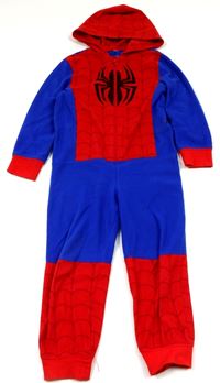 Modro-červená fleecová kombinéza - Spider-man zn. MARVEL