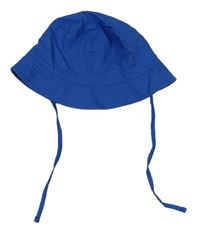 Modrý plátěný klobouk zn. Lupilu