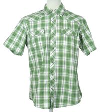 Pánská zeleno-bílá kostkovaná košile zn. H&M