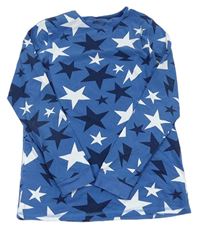 Modré pyžamové triko s hvězdami zn. M&S vel.176