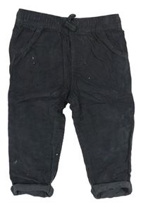 Antracitové manšestrové kalhoty zn. F&F