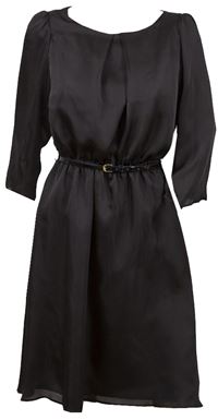 Nové - Dámské černé šaty s páskem zn. Cupcake 