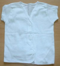 Bílé propínací tričko zn. Mothercare